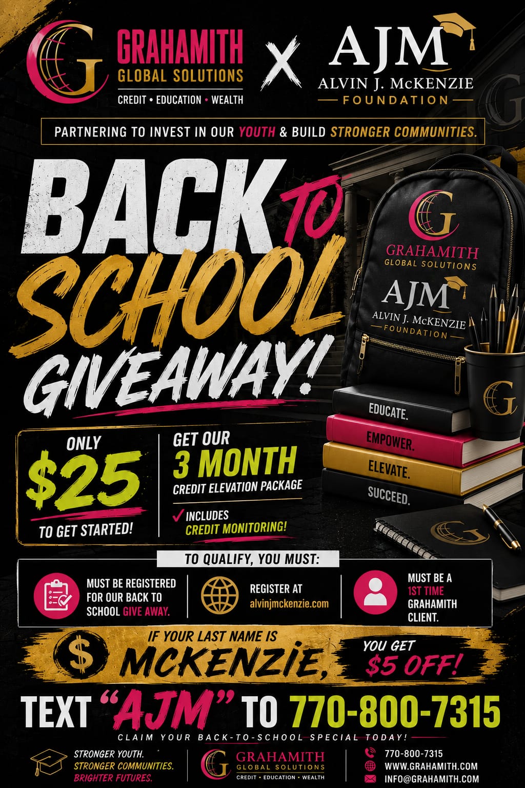 AJM Back 2 School